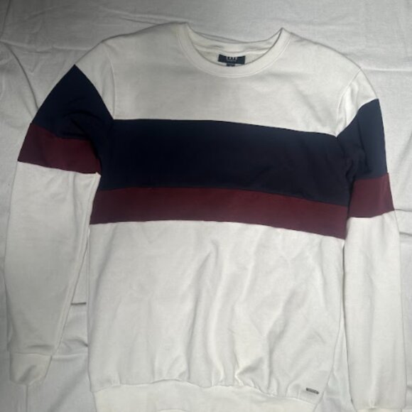SMOG Men Striped Cotton Pullover Size M - Picture 2 of 8